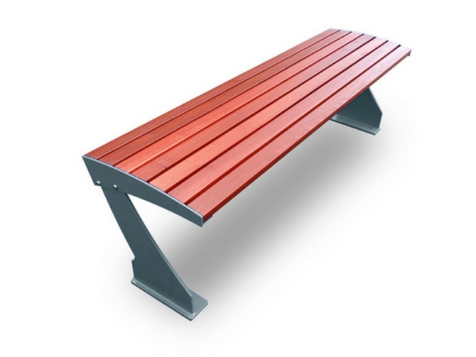 EM077 Valletta Bench powdercoated frame Iron Stone.jpg